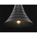 SLV Pendant luminaire BATO 45 PD, � 45cm, E27, black