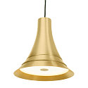 SLV Premium LED Pendant luminaire BATO 35 PD, � 35cm, 21W 2500K 1300lm 100�, TRIAC dimmable, brushed brass