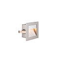 SLV Inbouwarmatuur FRAME CURVE HV, zilver 3,1W 100lm 2700K CRI 80