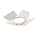 Afschermklep SUPROS 4-voudig, instelbaar, wit