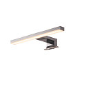 Spiegelarmatuur DORISA LED kort IP44, chroom 