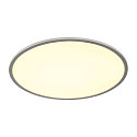 SLV LED Ceiling luminaire PANEL 60 round, � 60cm, 42W, dimmable, silver grey, 4000K