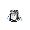 Plafondinbouwarmatuur KAMUELA ECO IP65, wit dimbaar