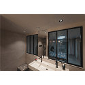 Plafondinbouwarmatuur KAMUELA ECO IP65, wit dimbaar