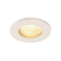 Outdoor Ceiling recessed luminaire DOLIX OUT, GU10, QPAR51, IP65, � 68mm, round, white