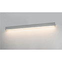 SLV LED Wall luminaire / Mirror luminaire L-LINE 120, 19W 3000K 1650lm 120�, IP44, anodised silver