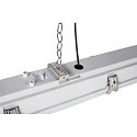 SLV LED Outdoor Wall and Ceiling luminaire IMPERVA 150, IP66 IK08, 55W 120�, 4000K 7100lm, grey