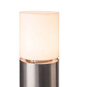 SLV Bollard pole light ROX ACRYL E27, IP44, H 90cm, inox 304