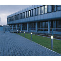 SLV Bollard pole light ROX ACRYL E27, IP44, H 90cm, inox 304