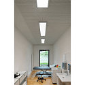 SLV Plafondarmatuur PANEL 1200x300 lang, UGR < 19 IP20, zilvergrijs dimbaar