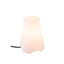 Buiten tafellamp KIROCONE TL E27 IP44, wit dimbaar