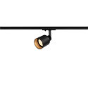 1-fase spot PURI TRACK SPOT GU10, zwart dimbaar