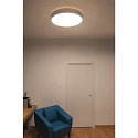 SLV LED Wall-/Ceiling luminaire MEDO 90 CL CORONA, 78W, 105�, 3000/4000K, 10100/125lm, TRIAC, gray