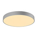 Premium LED Surface luminaire MEDO 60 CW, DALI dimmable, Corona effect, 40W 3000/4000K 105�, silver grey