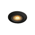 Downlight VARU QPAR51 DL rond, stijf GU10 IP65, zwart dimbaar