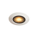 SLV Downlight VARU QPAR51 DL rond, stijf GU10 IP65, zwart, wit dimbaar