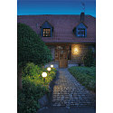 SLV Outdoor Wall luminaire GLOO PURE WL, E27, IP44 IK04, shade � 20cm, anthracite