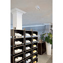 SLV LED Ceiling luminaire TRILEDO Double, 16W 3000K 1340lm 38�, 30� separately swiveling, white