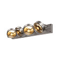 SLV Wand- en plafondarmatuur KALU CW QUAD vierkant GU10 IP20, aluminium geborsteld dimbaar