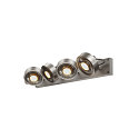 SLV Wand- en plafondarmatuur KALU CW QUAD vierkant GU10 IP20, aluminium geborsteld dimbaar
