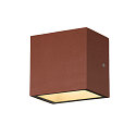 SLV Wandarmatuur voor buitenshuis SITRA S WL UP/DOWN CCT Switch, schakelbaar IP65, roest 
