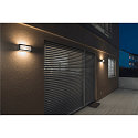 SLV Wandarmatuur voor buitenshuis BOX-L IP 44, antraciet