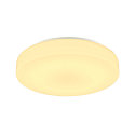 SLV Wand- en plafondarmatuur LIPSY� 40 DRUM cilindrisch, CCT Switch IP44, wit 