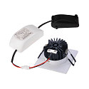 SLV LED Outdoor Recessed Downlight PATTA-I square, IP65 IK02, 7.3W 1800-3000K 440lm, dim to warm, white