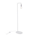 SLV Floor lamp FITU FL, E27, with switch, white