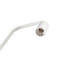 SLV Floor lamp FITU FL, E27, with switch, white