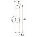 SLV Spiegelarmatuur WL106 E14 IP44, chroom