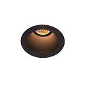 SLV LED Ceiling recessed luminaire HORN MAGNA, 7.7W 3000K,, 415lm 25�, black