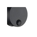 SLV Wandarmatuur DIO FLEX PLATE QPAR 51 WL GU10 IP20, zwart