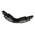 3-fase flex connector S-TRACK PHASE & DALI opbouwversie, DALI aanstuurbaar, zwart