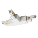 3-fase T-connector S-TRACK PHASE & DALI opbouwversie, DALI aanstuurbaar, aarde links, aarde buiten, wit