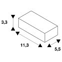 SLV 3-fase adapter S-TRACK PHASE & DALI DALI aanstuurbaar, universeel, wit
