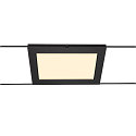 LED Wire luminaire PLYTTA rectangular for TENSEO low-voltage wire system, 9W, 2700K, 580lm, black