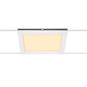 LED Wire luminaire PLYTTA rectangular for TENSEO low-voltage wire system, 9W, 2700K, 580lm, white