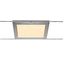 LED Wire luminaire PLYTTA rectangular for TENSEO low-voltage wire system, 9W, 2700K, 580lm, chrome