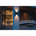 LED Outdoor Wall luminaire MANA OUT, 12W, 60�, 3000K, 325lm, IP65, dimmable, anthracite