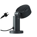 SLV Sokkelarmatuur ESKINA 30 POLE CCT CCT Switch, instelbaar IP44 / IP65, antraciet dimbaar