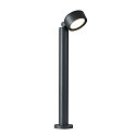 SLV Staande armatuur voor buiten ESKINA 80 POLE CCT roteerbaar, CCT Switch, kantelbaar IP65, antraciet dimbaar
