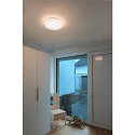 SLV LED Wall-/Ceiling luminaire LIPSY 40 DRUM DALI CW LED, 18W, 120�, 3000/4000K, 2000lm, IP44, white