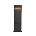 SLV LED Outdoor luminaire FLATT POLE LED Floor lamp, 9,7W, 3000/4000K, 400lm, IP65, 65cm, anthracite