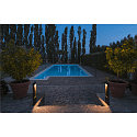 SLV LED Outdoor luminaire FLATT POLE LED Floor lamp, 9,7W, 3000/4000K, 400lm, IP65, 65cm, anthracite