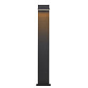 SLV Padverlichting ABRIDOR POLE 100 draaibaar, CCT Switch, schakelbaar IP55, antraciet 