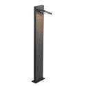 SLV Padverlichting ABRIDOR POLE 100 draaibaar, CCT Switch, schakelbaar IP55, antraciet 