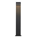 SLV Padverlichting ABRIDOR POLE 100 draaibaar, CCT Switch, schakelbaar IP55, antraciet 