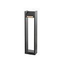 SLV Padverlichting QUAD POLE hoekig, draaibaar, schakelbaar IP65, antraciet 