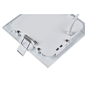 LED Ceiling recessed luminaire SENSER 12 LED, square, 440lm, IP20, white, 3000K